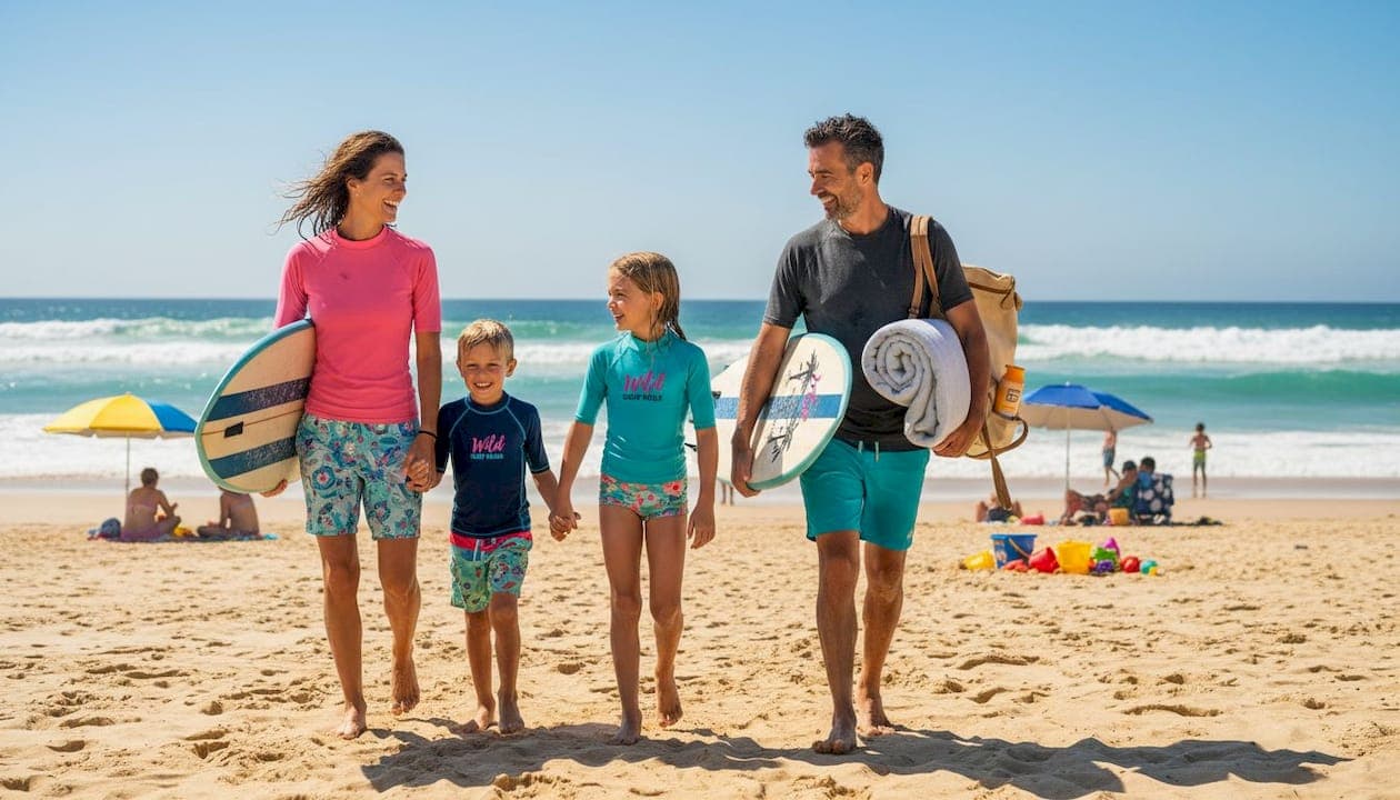 How to choose family surfwear for UV protection and comfort