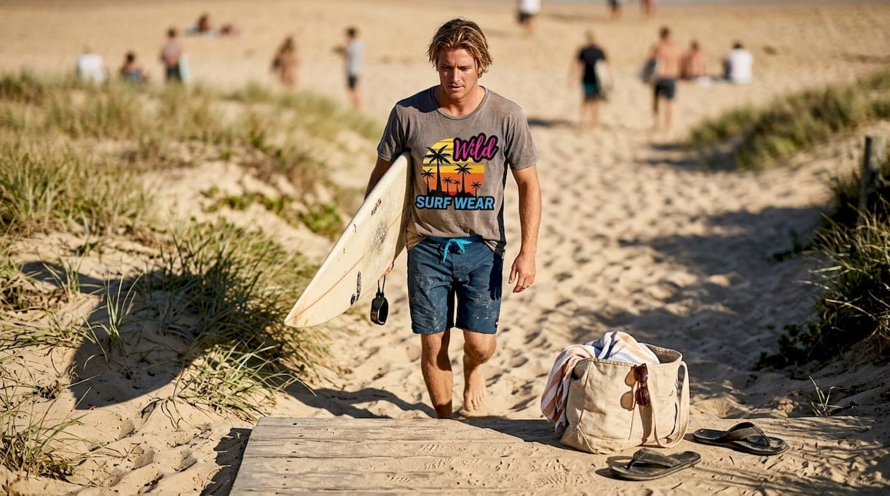 Surfer lifestyle fashion: style and function for beach living