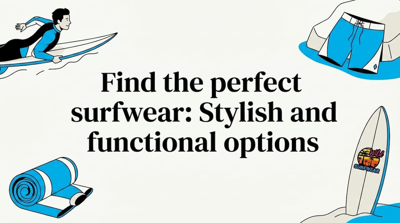Find the perfect surfwear: Stylish and functional options